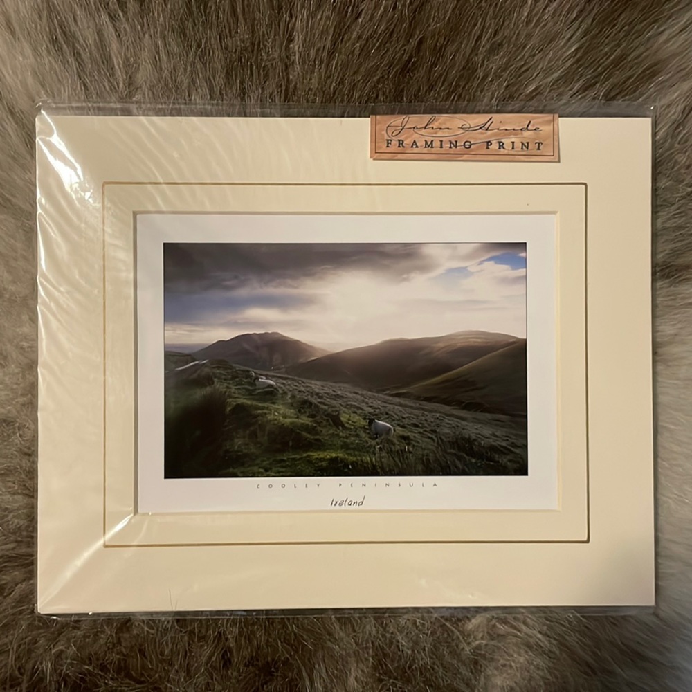 NEW John Hinde Photography Cooley Peninsula Ireland Matted Print 8”x10”